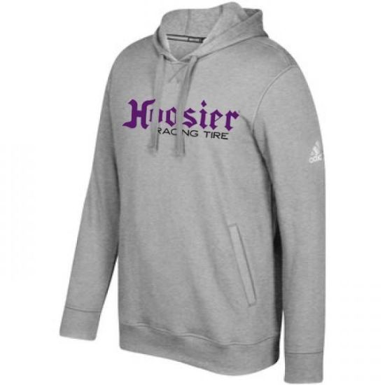 -Hoosier Charcoal Adidas Hoodie Small - 2476C02
